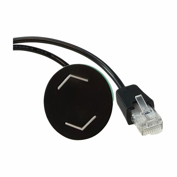 Trykknap 2 Sluttekontakt. Ø37,1mm, tykkelse 2,9mm 1,5m kabel