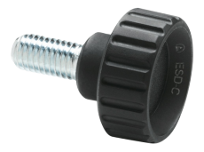 E+G BT.p-ESD Fluted grip knob